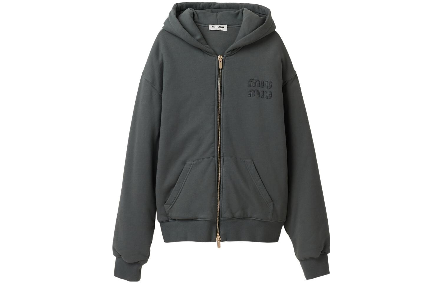 Толстовка женская серая Miu Miu
Толстовка женская серая Miu Miu