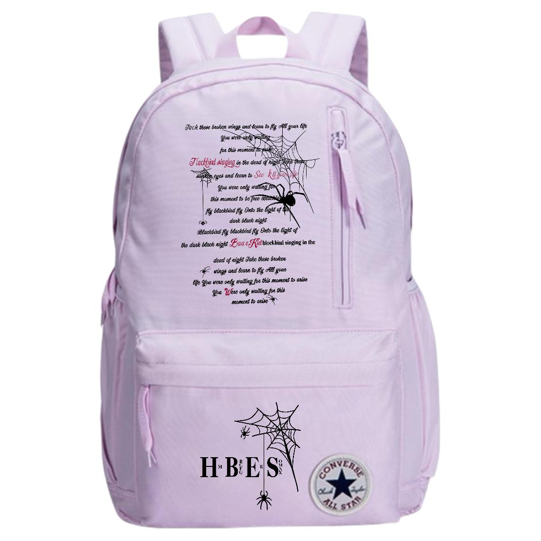 Converse Женский рюкзак из полиэстера среднего размера светло-фиолетовый, Spider
Converse Женский рюкзак из полиэстера среднего размера светло-фиолетовый, Spider