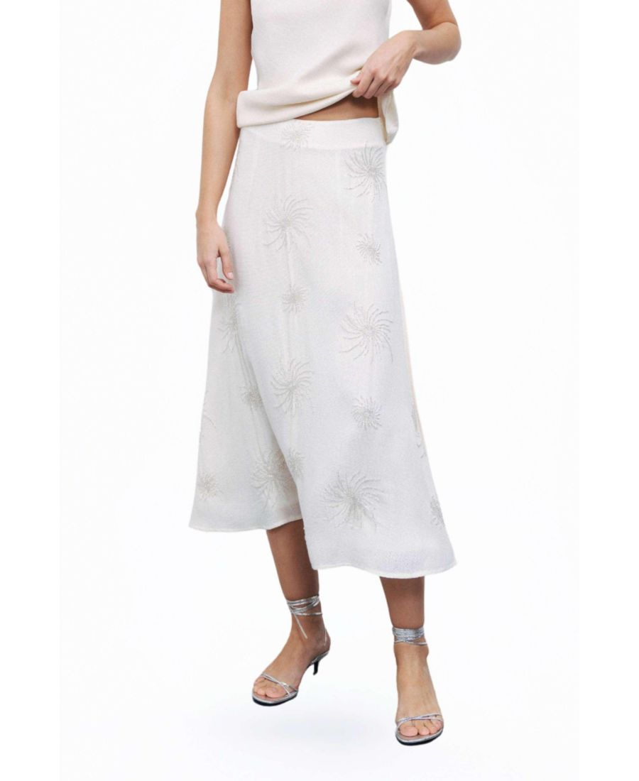 Женская юбка миди с вышивкой бисером NOCTURNE, Open white
Женская юбка миди с вышивкой бисером NOCTURNE, Open white