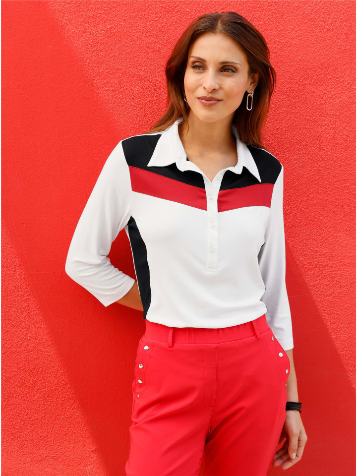 Рубашка-поло с белым и черным узором WITT WEIDEN
Рубашка-поло с белым и черным узором WITT WEIDEN