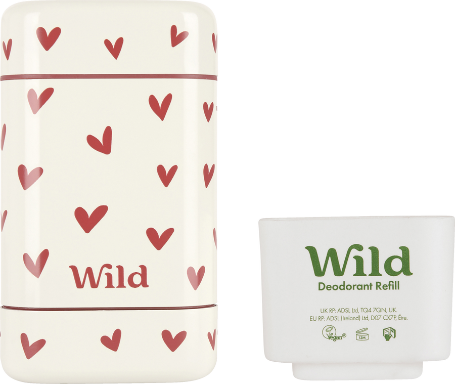 Дезодорант Wild Deo Starterpaket: Behälter Loveheart & Pink Grapefruit & Lime Refill Deo
Дезодорант Wild Deo Starterpaket: Behälter Loveheart & Pink Grapefruit & Lime Refill Deo