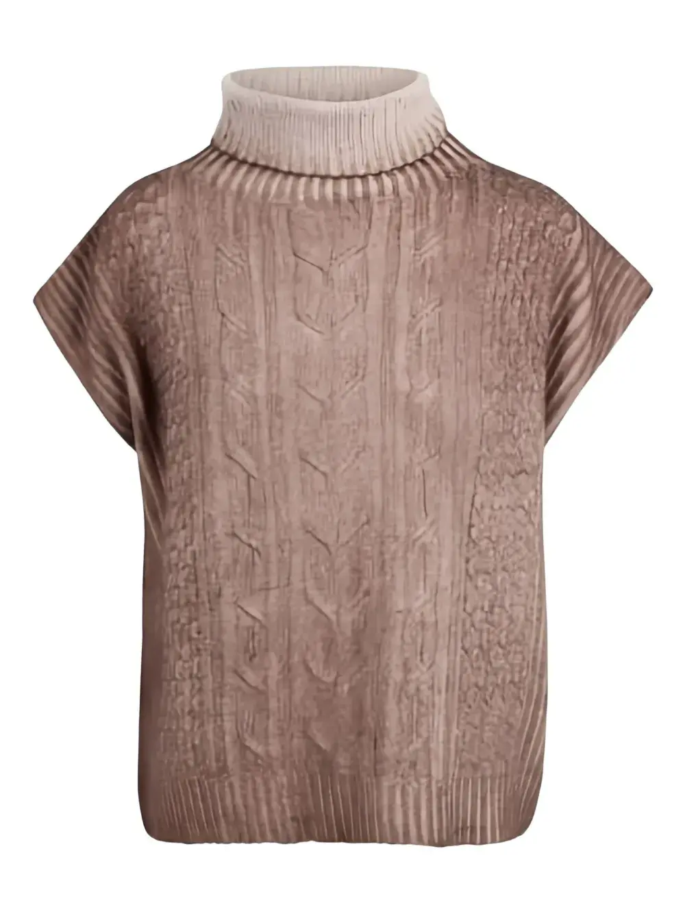 Свитер с короткими рукавами и воротником-стойкой Ploumanach, коричневый
Свитер с короткими рукавами и воротником-стойкой Ploumanach, коричневый