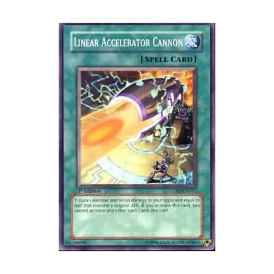 CCG Пушка с линейным ускорителем (обычная), Yu-Gi-Oh - Cyberdark Impact - Singles
CCG Пушка с линейным ускорителем (обычная), Yu-Gi-Oh - Cyberdark Impact - Singles