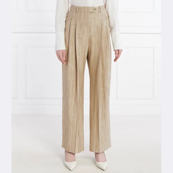 Брюки свободного кроя тофтчира Boss, бежевый
Брюки свободного кроя тофтчира Boss, бежевый