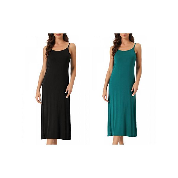 2 шт женское платье-комбинация на бретелях Inspire Chic, Black Green
2 шт женское платье-комбинация на бретелях Inspire Chic, Black Green