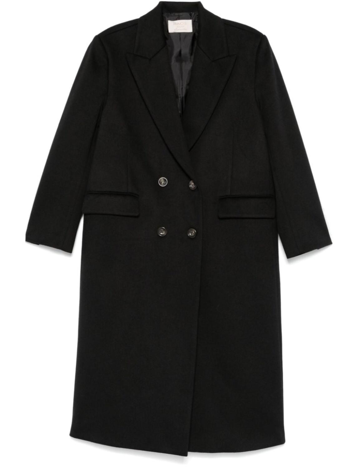 Kaos двубортное пальто, черный
Kaos двубортное пальто, черный