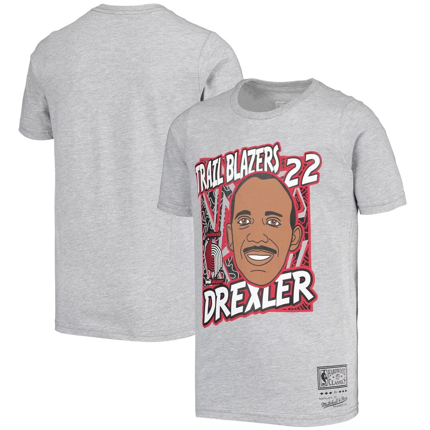 Молодежная футболка Mitchell & Ness Clyde Drexler Grey Portland Trail Blazers Hardwood Classics King of the Court Player Unbranded
Молодежная футболка Mitchell & Ness Clyde Drexler Grey Portland Trail Blazers Hardwood Classics King of the Court Player Unbranded