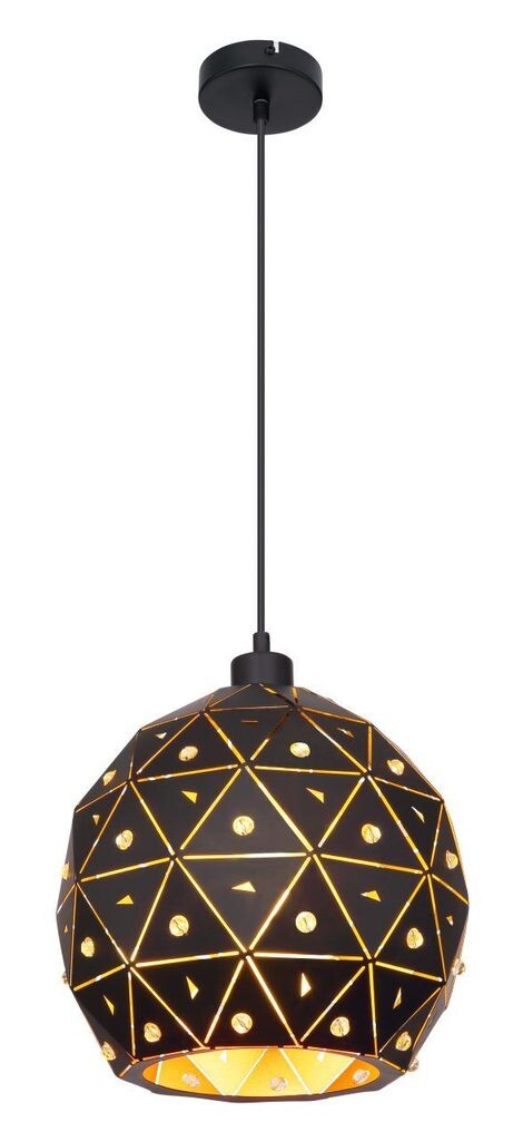 Подвесной светильник Globo Lighting, черный матовый металл, черный матовый металл, прозрачные кристаллы K9, абажур золотой внутри, ø: 250 мм, В: 1200 мм, без 1x E27 60 Вт, 230 В.
Подвесной светильник Globo Lighting, черный матовый металл, черный матовый металл, прозрачные кристаллы K9, абажур золотой внутри, ø: 250 мм, В: 1200 мм, без 1x E27 60 Вт, 230 В.