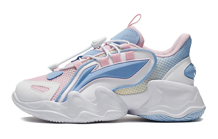 Кроссовки LINING YOUNG Kunpeng Kids Lifestyle Shoes GS Low-top Standard White/ice Crystal Powder 
Кроссовки LINING YOUNG Kunpeng Kids Lifestyle Shoes GS Low-top Standard White/ice Crystal Powder