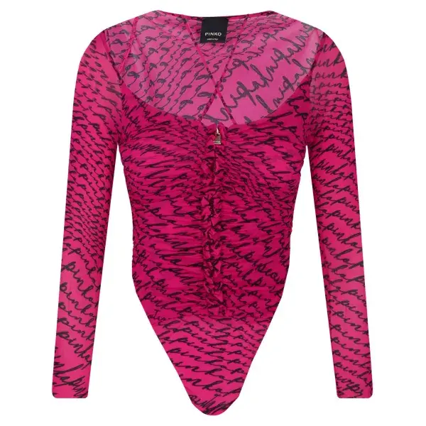 Боди стандартной формы Pinko, розовый
Боди стандартной формы Pinko, розовый