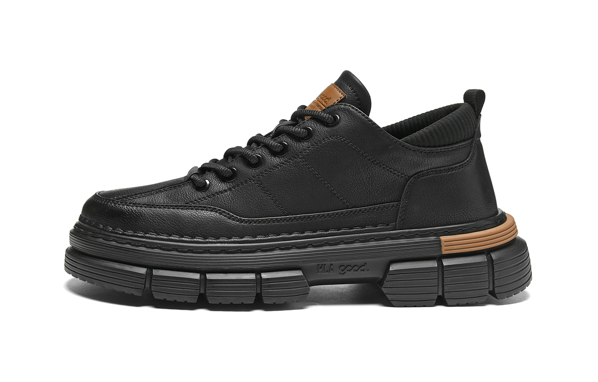 HLA Рабочие ботинки мужские низкие, черные/красно-коричневые 
HLA Рабочие ботинки мужские низкие, черные/красно-коричневые