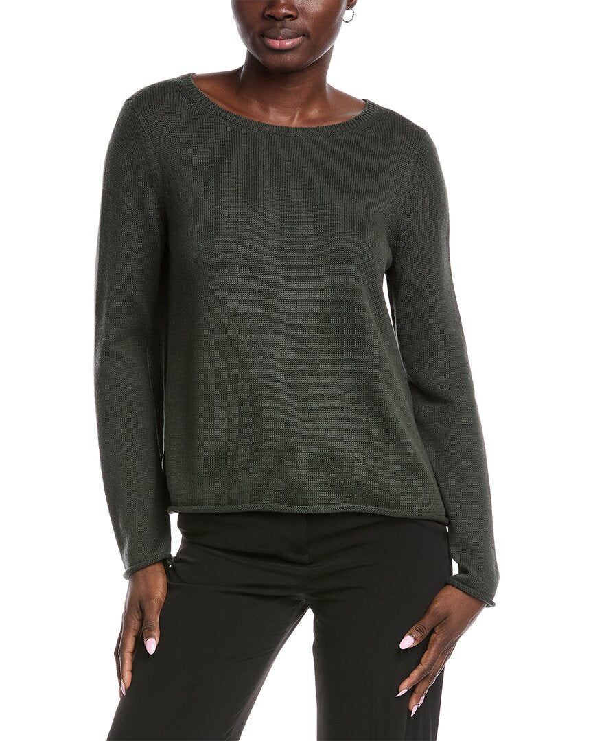 Свитер с лодочным вырезом EILEEN FISHER, зеленый
Свитер с лодочным вырезом EILEEN FISHER, зеленый