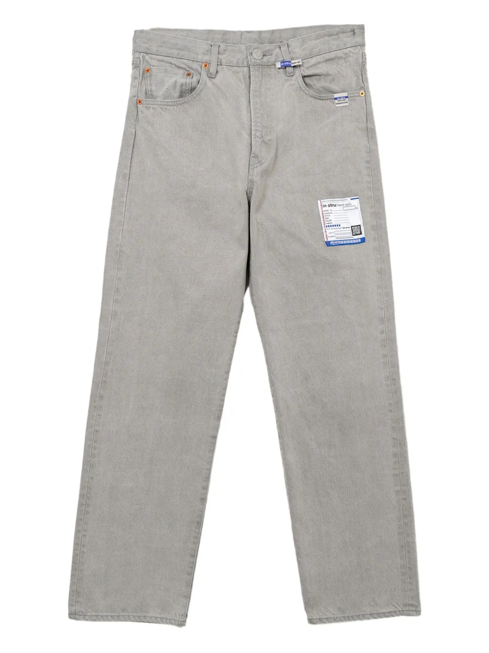 Джинсы из вареного денима in・stru(men-tal)., серый
Джинсы из вареного денима in・stru(men-tal)., серый
