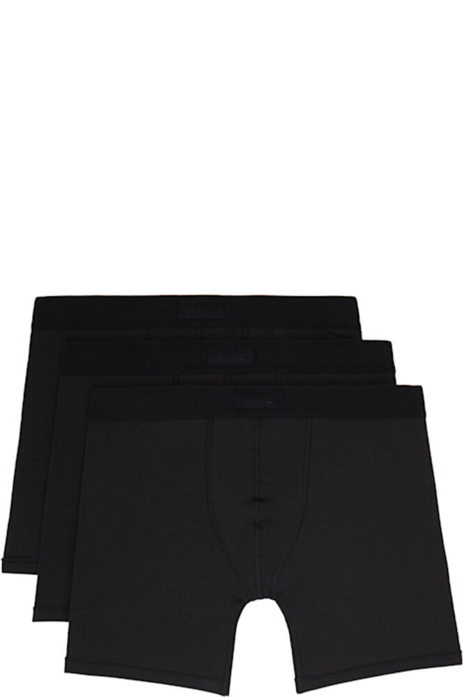 Упаковка из трех пар черных хлопковых трусов-боксеров SKIMS длиной 5 дюймов
Упаковка из трех пар черных хлопковых трусов-боксеров SKIMS длиной 5 дюймов