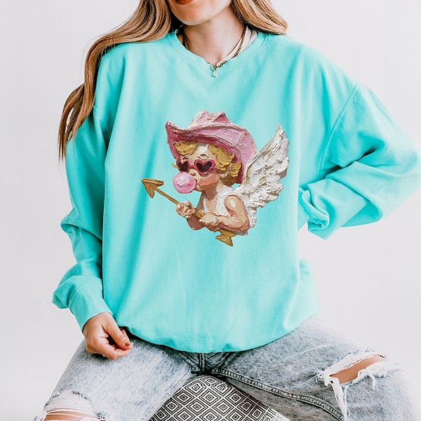 Свитшот женский легкий Cupid heart eyes paint Simply Sage Market, Chalky Mint
Свитшот женский легкий Cupid heart eyes paint Simply Sage Market, Chalky Mint