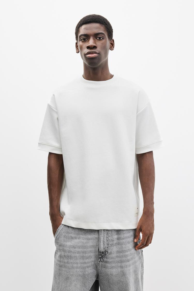 Толстовка с коротким рукавом из интерлока Pull And Bear, белый
Толстовка с коротким рукавом из интерлока Pull And Bear, белый