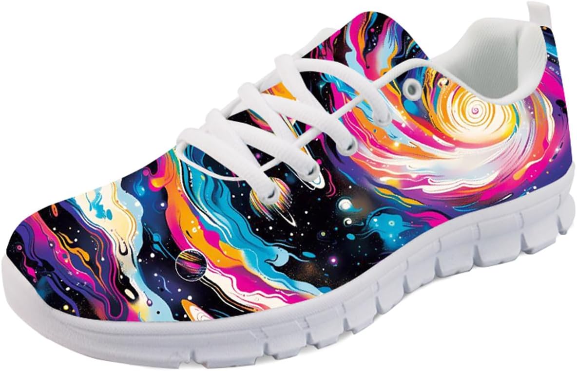 Кроссовки Forchrinse Sunflower унисекс для бега, женские и мужские, мягкие для ходьбы и бега, повседневные, для спортзала, спортивные, Galaxy Colorful Planet Space
Кроссовки Forchrinse Sunflower унисекс для бега, женские и мужские, мягкие для ходьбы и бега, повседневные, для спортзала, спортивные, Galaxy Colorful Planet Space