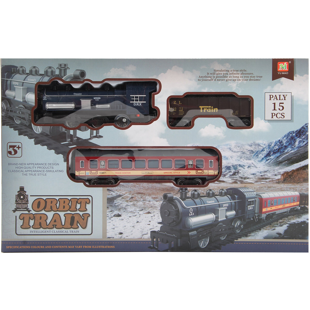 Игрушка поезд из 15 элементов на батарейках для детей Trifox
Игрушка поезд из 15 элементов на батарейках для детей Trifox