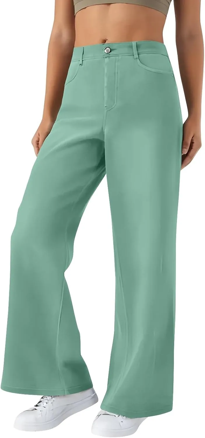 Прямые джинсы для женщин High Waist Stretchy Wide Leg
Прямые джинсы для женщин High Waist Stretchy Wide Leg