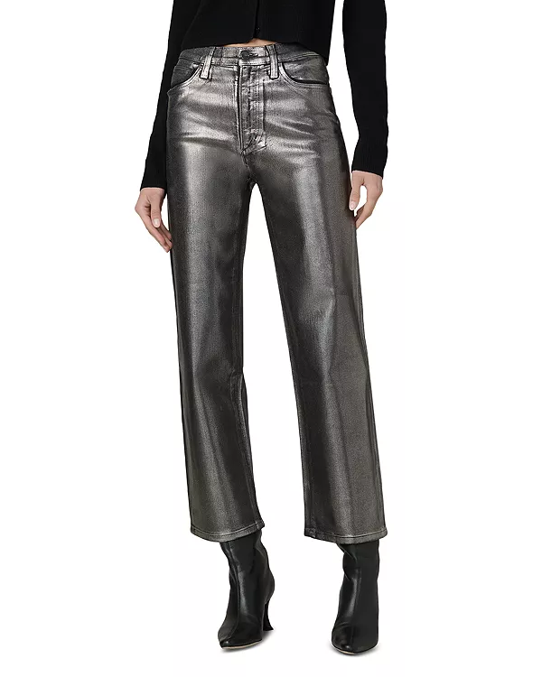 Укороченные джинсы Blake с широкими штанинами, окрашенные в цвет оловянной фольги. Joe'S Jeans, серебряный
Укороченные джинсы Blake с широкими штанинами, окрашенные в цвет оловянной фольги. Joe'S Jeans, серебряный