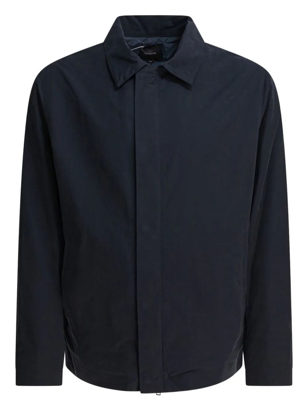 Куртка с застежкой на молнию спереди и пуговицами на манжетах Vince, синий 
Куртка с застежкой на молнию спереди и пуговицами на манжетах Vince, синий