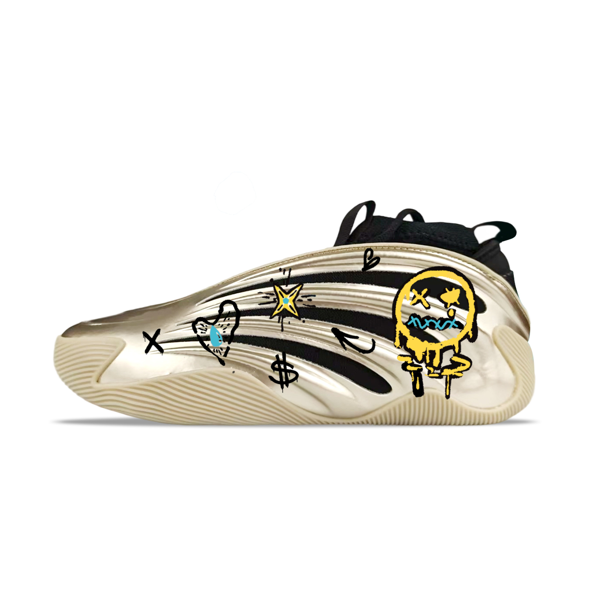 Adidas Харден Вол.9 'Кибер Металлик' Износостойкие низкие баскетбольные кроссовки мужские золотые, цвет Gold
Adidas Харден Вол.9 'Кибер Металлик' Износостойкие низкие баскетбольные кроссовки мужские золотые, цвет Gold