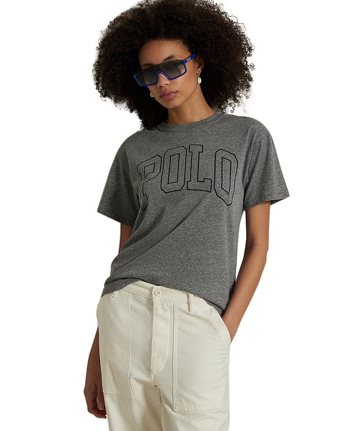 Футболка с круглым вырезом и логотипом Ralph Lauren, серый
Футболка с круглым вырезом и логотипом Ralph Lauren, серый