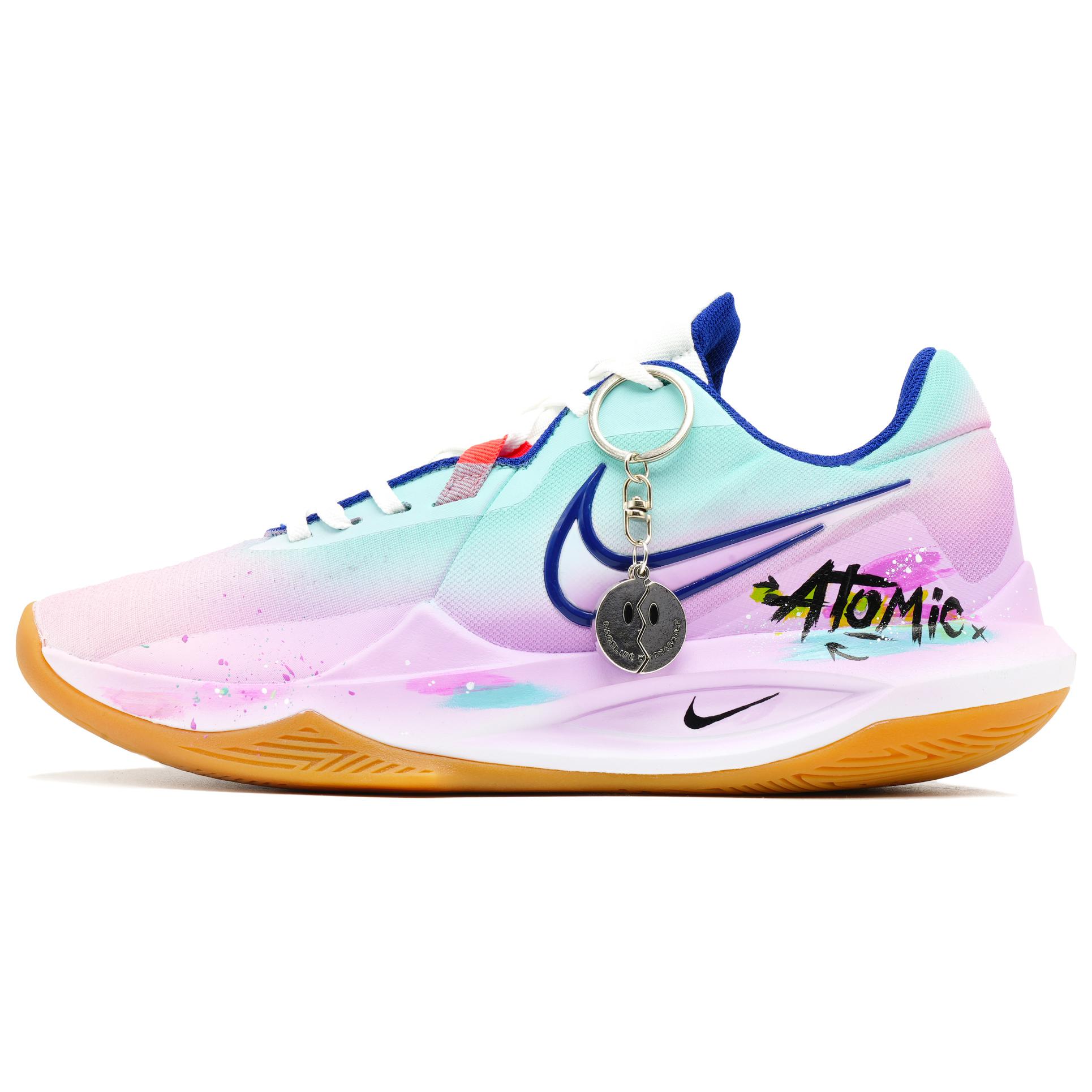 Nike Баскетбольные кроссовки Precision 6 с амортизацией, противоскользящие и износостойкие, легкие, низкие, мужские, розово-синие
Nike Баскетбольные кроссовки Precision 6 с амортизацией, противоскользящие и износостойкие, легкие, низкие, мужские, розово-синие