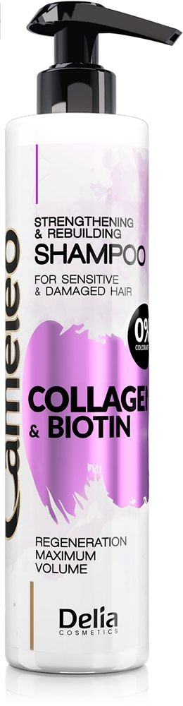 Энергетический шампунь Cameleo с коллагеном и биотином для поврежденных и ломких волос Delia Cosmetics, 250 мл
Энергетический шампунь Cameleo с коллагеном и биотином для поврежденных и ломких волос Delia Cosmetics, 250 мл