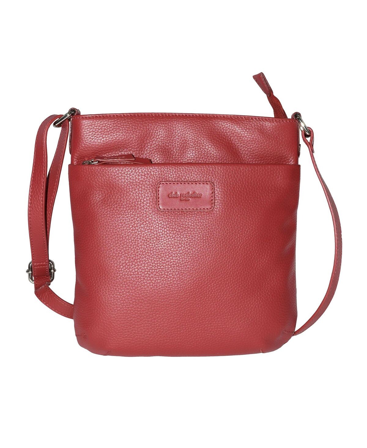 Женская кожаная сумка через плечо на молнии с верхом Club Rochelier, красный
Женская кожаная сумка через плечо на молнии с верхом Club Rochelier, красный