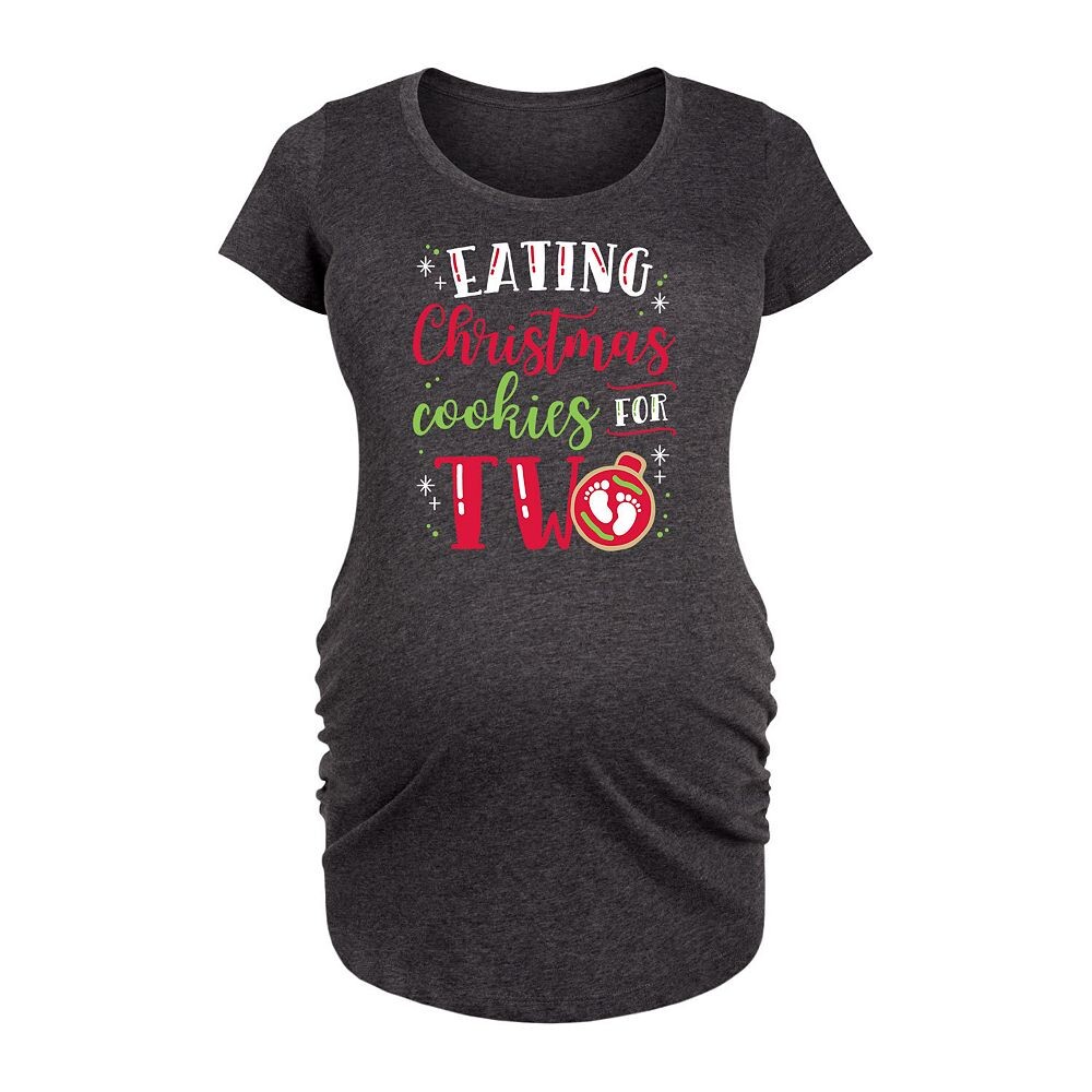 Футболка с рисунком для беременных, поедающая рождественское печенье для двоих Licensed Character, цвет Heather Charcoal
Футболка с рисунком для беременных, поедающая рождественское печенье для двоих Licensed Character, цвет Heather Charcoal