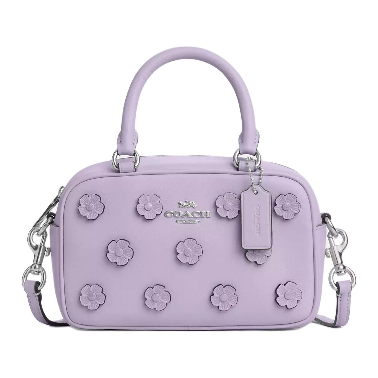 COACH Миниатюрная женская сумка через плечо из гладкой кожи фиолетового цвета
COACH Миниатюрная женская сумка через плечо из гладкой кожи фиолетового цвета