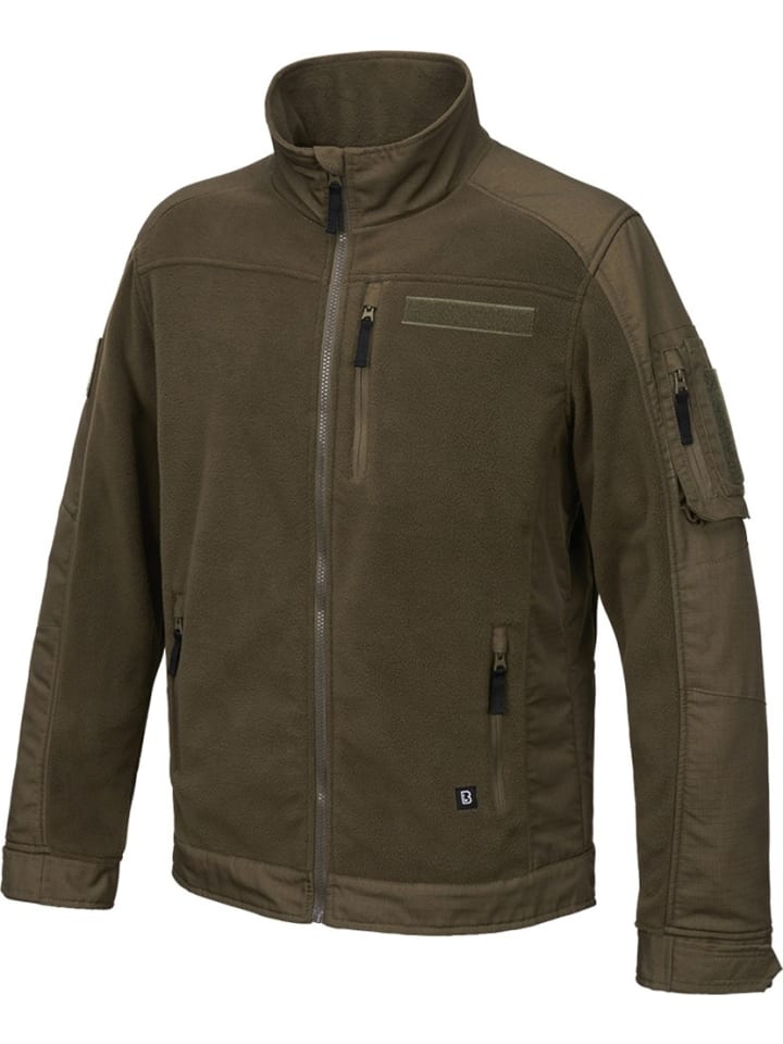 Флисовая куртка/флисовый свитер Fleece Ripstop Jacket зеленого цвета Brandit
Флисовая куртка/флисовый свитер Fleece Ripstop Jacket зеленого цвета Brandit