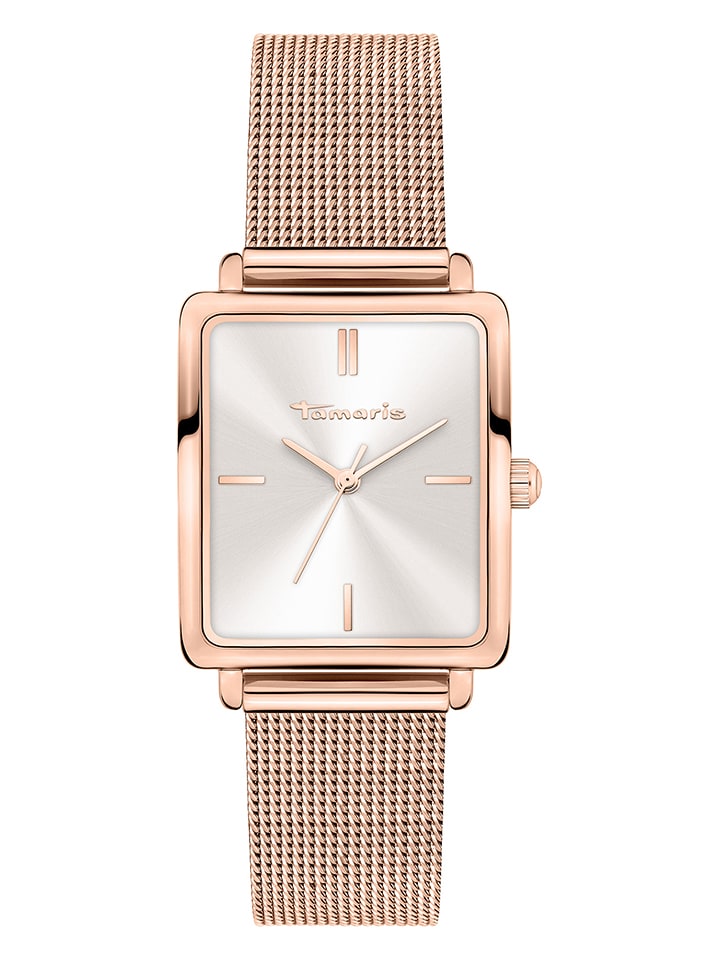 Tamaris Кварцевые часы в цвете розовое золото/белый
Tamaris Кварцевые часы в цвете розовое золото/белый