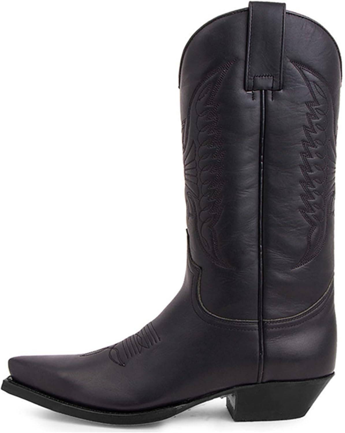 Мужские модные ковбойские сапоги CHUUMEE с заостренным носком, вышивкой и высокой устойчивой подошвой для работы в западном стиле, черный
Мужские модные ковбойские сапоги CHUUMEE с заостренным носком, вышивкой и высокой устойчивой подошвой для работы в западном стиле, черный