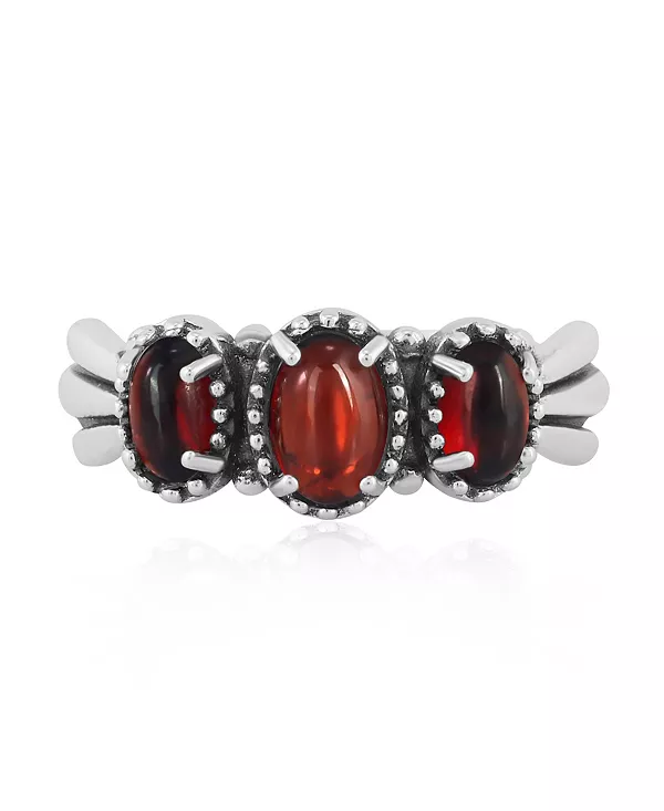 Серебряное кольцо с тремя гранатами, размер 11 American West Jewelry, red
Серебряное кольцо с тремя гранатами, размер 11 American West Jewelry, red
