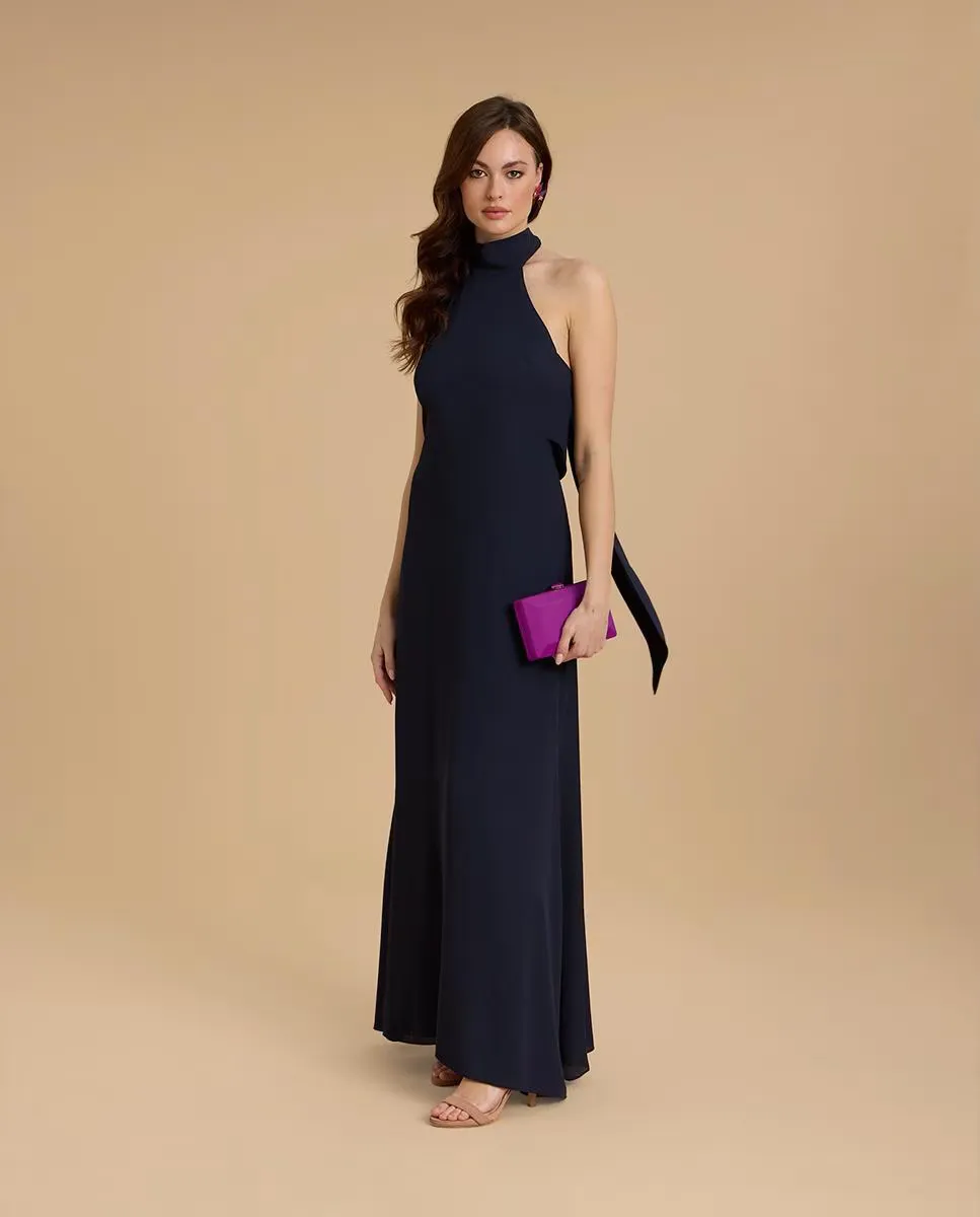 Длинное платье с халтер-воротником Veneno en la piel, синий
Длинное платье с халтер-воротником Veneno en la piel, синий