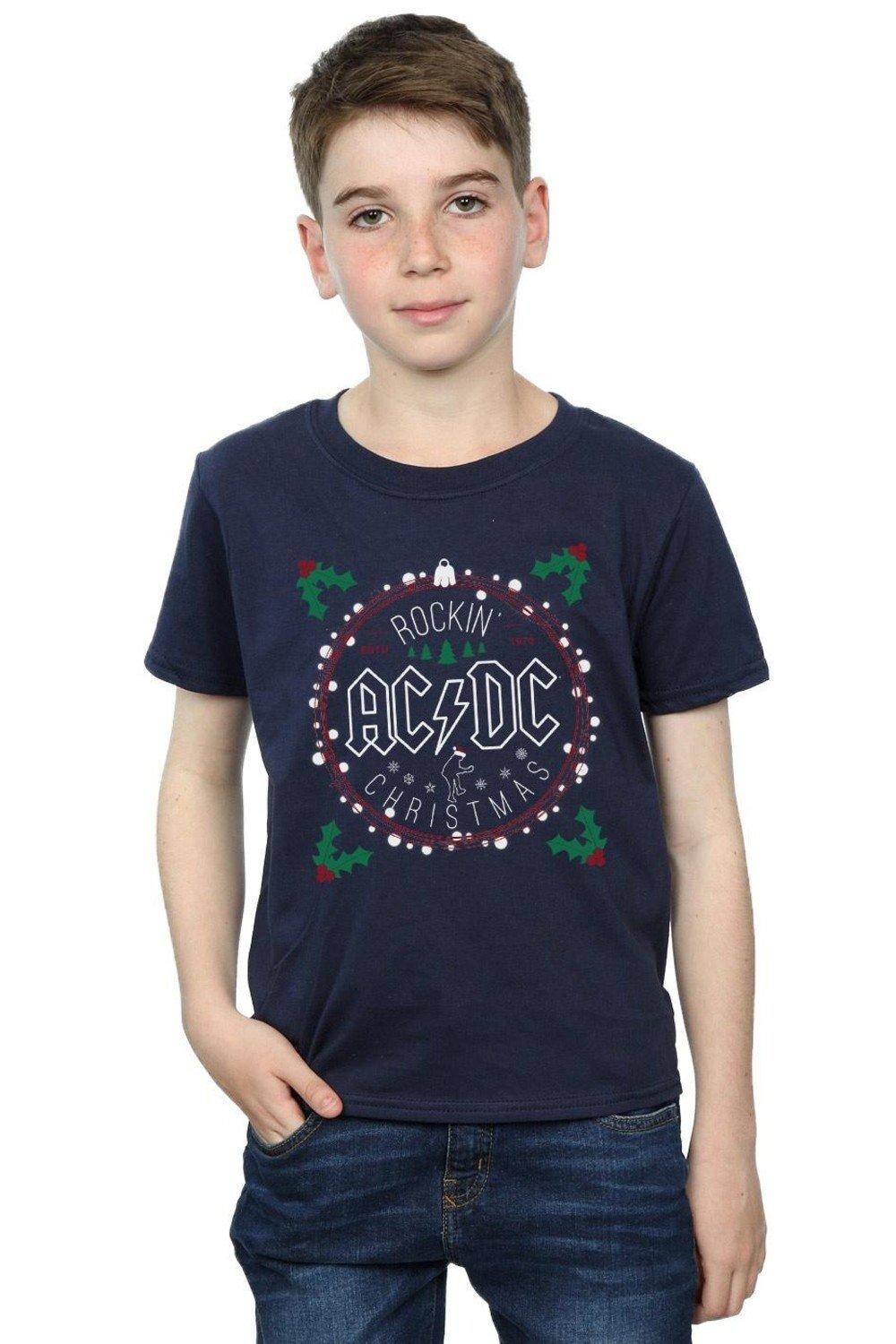 Футболка с рождественским кругом AC/DC, темно-синий
Футболка с рождественским кругом AC/DC, темно-синий