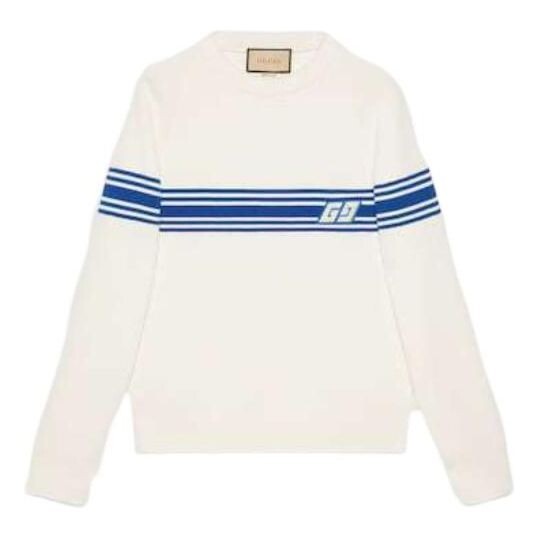 Свитер knit wool sweater with square gg 'ivory blue' Gucci, белый
Свитер knit wool sweater with square gg 'ivory blue' Gucci, белый