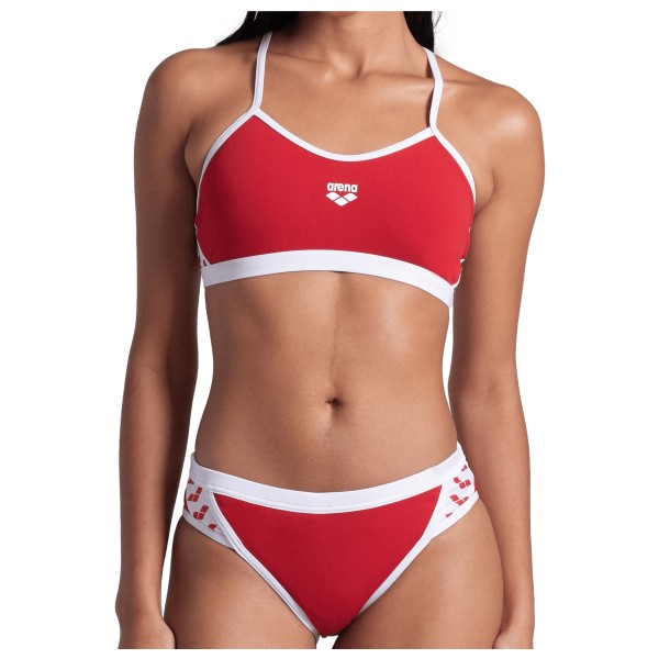 Женское бикини Icons с перекрещивающимися спинками, сплошное - бикини Arena, мультиколор 
Женское бикини Icons с перекрещивающимися спинками, сплошное - бикини Arena, мультиколор