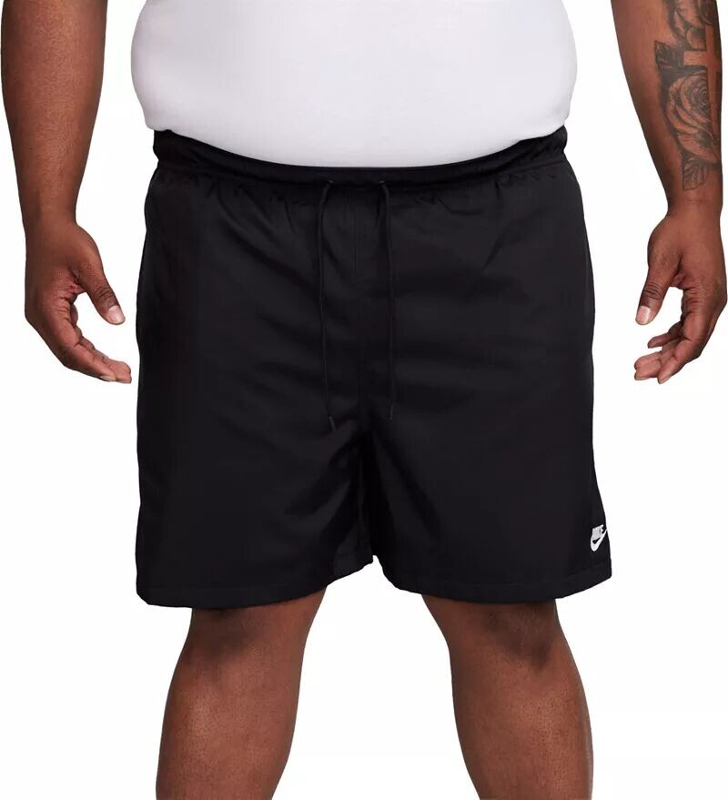 Мужские шорты из струящейся ткани Nike Club 6 дюймов, черный
Мужские шорты из струящейся ткани Nike Club 6 дюймов, черный