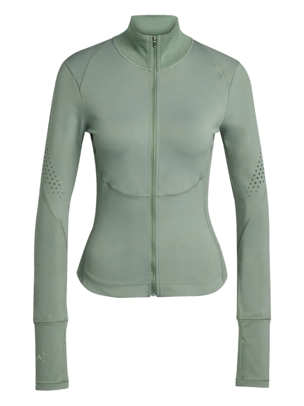 Перфорированная куртка на молнии Adidas By Stella Mccartney, зеленый
Перфорированная куртка на молнии Adidas By Stella Mccartney, зеленый