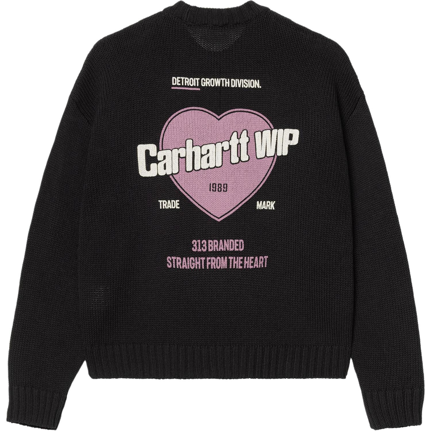 Свитер с принтом в виде сердца Carhartt WIP, черный
Свитер с принтом в виде сердца Carhartt WIP, черный