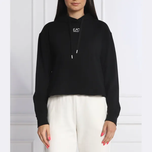 Укороченная толстовка Ea7, черный
Укороченная толстовка Ea7, черный