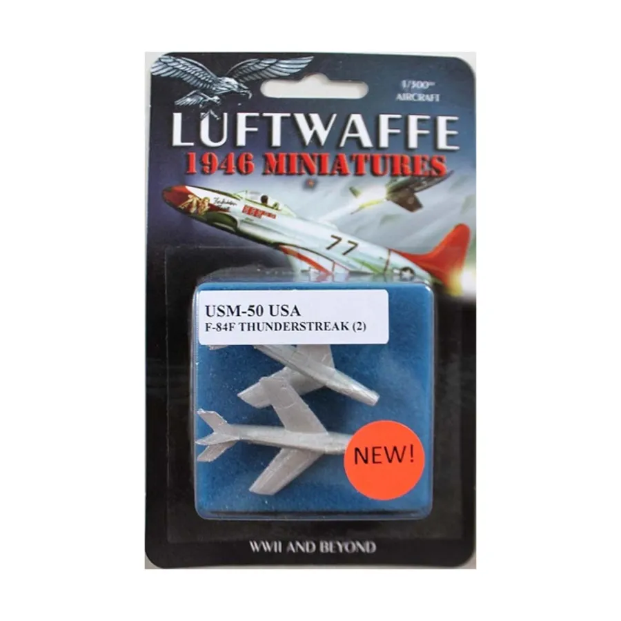 F-84F Тандерстрик, Luftwaffe 1946 Miniatures - United States - Modern (1:300)
F-84F Тандерстрик, Luftwaffe 1946 Miniatures - United States - Modern (1:300)