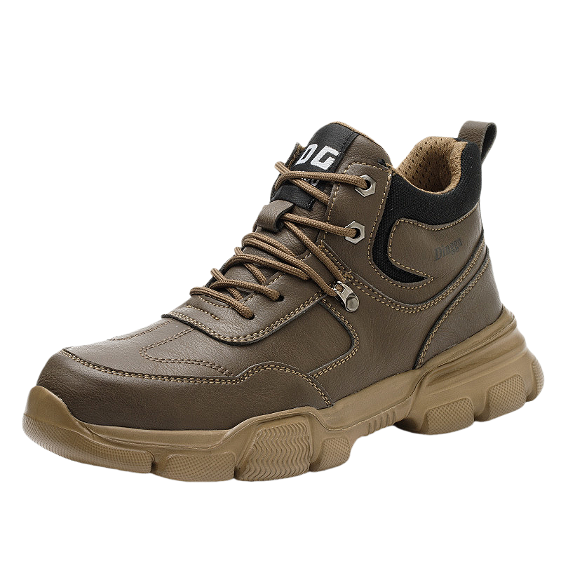 DINGGU Нескользящие, износостойкие, дышащие, высокие повседневные туфли цвета хаки для мужчин 
DINGGU Нескользящие, износостойкие, дышащие, высокие повседневные туфли цвета хаки для мужчин