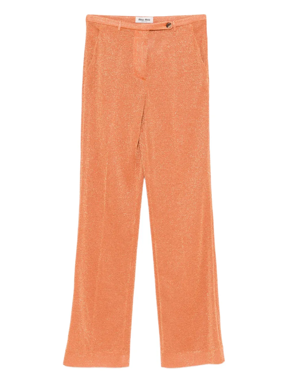 Брюки со складками Miu Miu, оранжевый
Брюки со складками Miu Miu, оранжевый