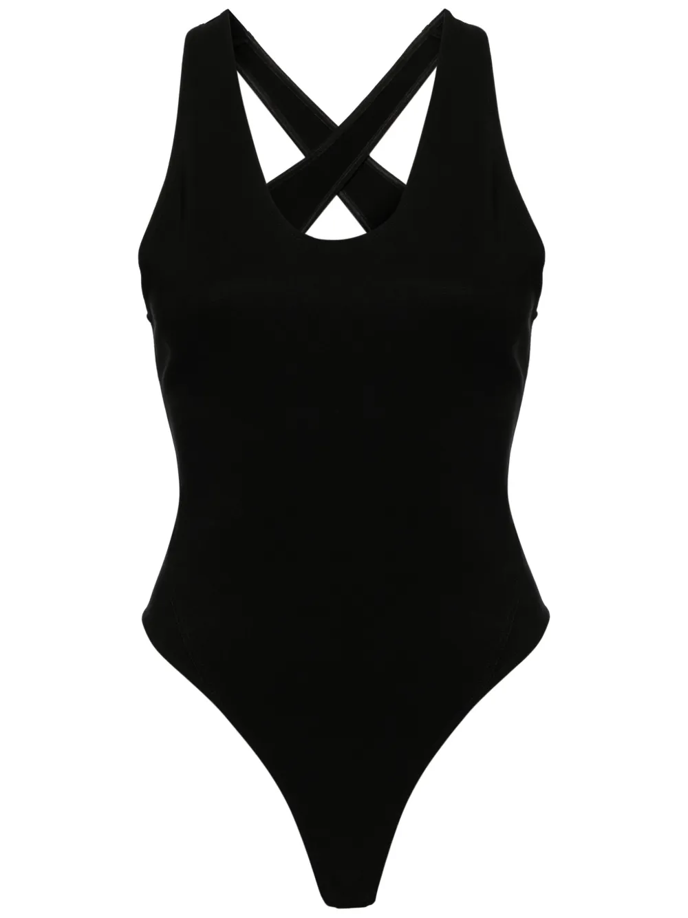 Боди с перекрестными бретелями Alaïa, черный
Боди с перекрестными бретелями Alaïa, черный