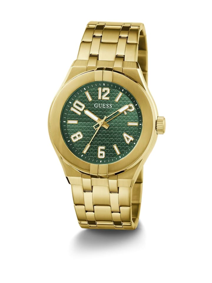 Guess Мужские аналоговые часы в золотом исполнении
Guess Мужские аналоговые часы в золотом исполнении