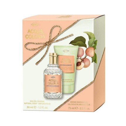 Парфюмерный набор для мужчин Acqua Colonia White Peach & Coriander Fragrance Set - 2 Items
Парфюмерный набор для мужчин Acqua Colonia White Peach & Coriander Fragrance Set - 2 Items